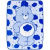 Silver Buffalo Peanuts Snoopy & Woodstock 45 x 60 Inch Fleece Throw Blanket(Grumpy Care Bear)