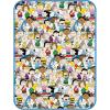 Silver Buffalo Peanuts Snoopy & Woodstock 45 x 60 Inch Fleece Throw Blanket(Peanuts Gang)