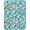 Silver Buffalo Peanuts Snoopy & Woodstock 45 x 60 Inch Fleece Throw Blanket(Peanuts Snoopy Multi Pose Expression)