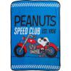 Silver Buffalo Peanuts Snoopy & Woodstock 45 x 60 Inch Fleece Throw Blanket(Peanuts Speed Club)