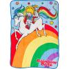 Silver Buffalo Peanuts Snoopy & Woodstock 45 x 60 Inch Fleece Throw Blanket(Rainbow Brite  Starlite  and Twink)