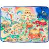 Silver Buffalo Peanuts Snoopy & Woodstock 45 x 60 Inch Fleece Throw Blanket(Rainbow Brite Rainbowland)