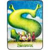 Silver Buffalo Peanuts Snoopy & Woodstock 45 x 60 Inch Fleece Throw Blanket(Shrek Movie Poster)