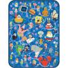 Silver Buffalo Peanuts Snoopy & Woodstock 45 x 60 Inch Fleece Throw Blanket(Spongebob Squarepants: Bikini Bottom Characters)