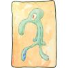 Silver Buffalo Peanuts Snoopy & Woodstock 45 x 60 Inch Fleece Throw Blanket(Spongebob Squarepants Squidward Artwork)