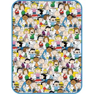 Silver Buffalo Peanuts Snoopy & Woodstock 45 x 60 Inch Fleece Throw Blanket(Peanuts Gang)