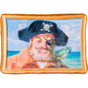 Silver Buffalo Peanuts Snoopy & Woodstock 45 x 60 Inch Fleece Throw Blanket(Spongebob Squarepants Captain Painty the Pirate)