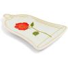 Silver Buffalo Disney Beauty and The Beast Enchanted Rose Sculpted Ceramic Trinket Tray, Storage Dish