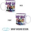 Silver Buffalo Bratz “Dump Him” Glitter Ceramic Mug Featuring Cloe, Jade, Sasha, and Yasmin, 20 Ounces