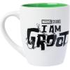 Silver Buffalo Guardians of the Galaxy “I am Groot” Jumbo Curved Ceramic Mug, 25 Ounces