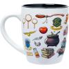 Silver Buffalo Harry Potter Hogwarts Destination Jumbo Curved Ceramic Mug, 25 Ounces