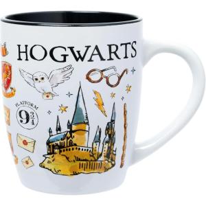 Silver Buffalo Harry Potter Hogwarts Destination Jumbo Curved Ceramic Mug, 25 Ounces
